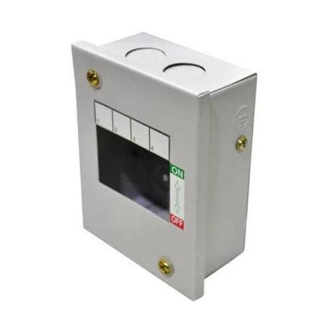 4 pole metal enclosure|4 pole mcb box price.